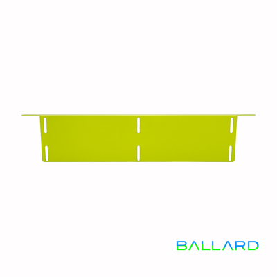 Yellow Deflector Plate: Hex-Factor Chute Blocker